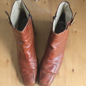 Bally Women's Brown Leather Ankle Boots